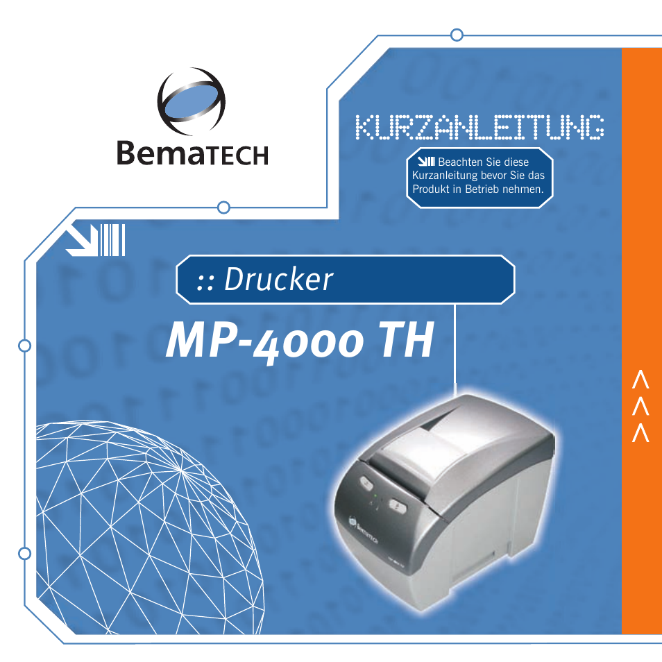Mp-4000 th, Drucker | Bematech MP-4000 TH Quick Start User Manual | Page 25 / 48