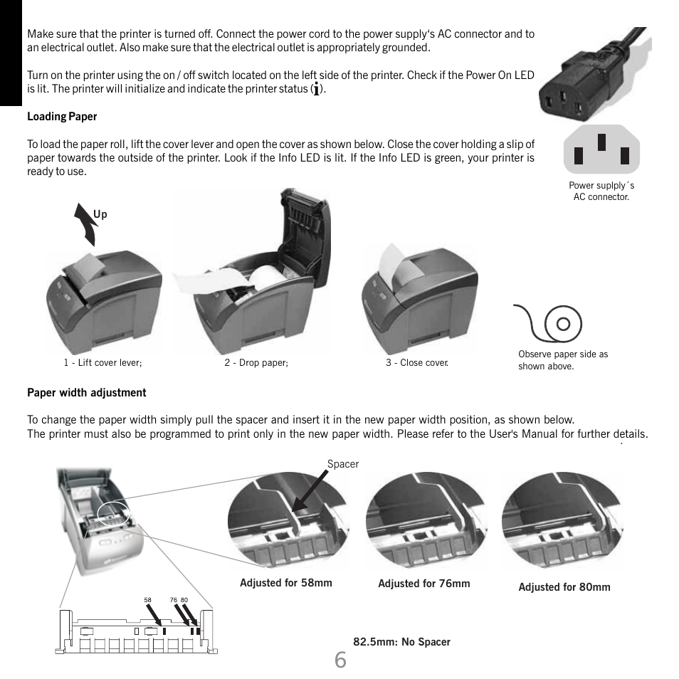 Bematech MP-4000 TH Quick Start User Manual | Page 6 / 48