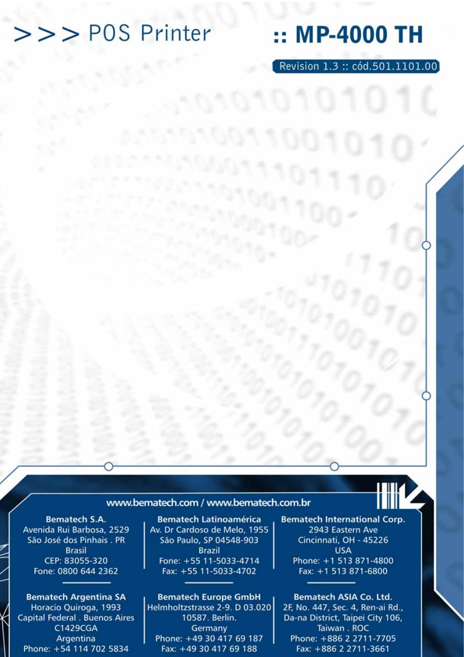 Bematech MP-4000 TH User's Manual User Manual | Page 34 / 34