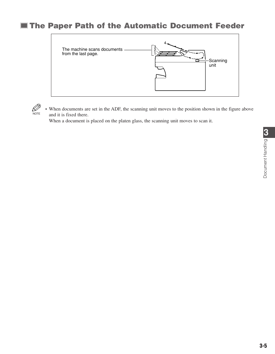 The paper path of the automatic document feeder | Canon D680 User Manual | Page 28 / 82