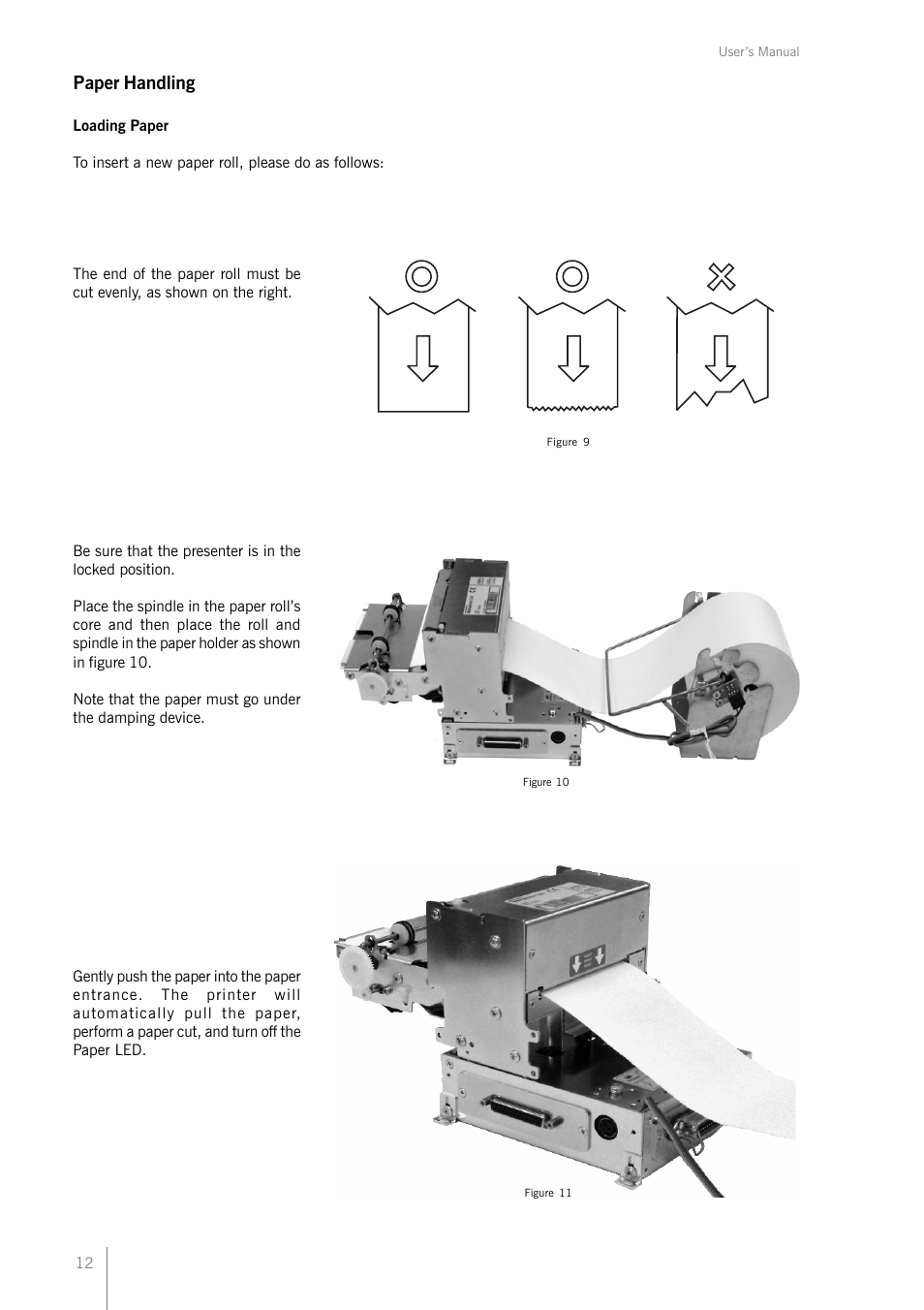 Paper handling | Bematech KC-1800 User Manual | Page 12 / 24