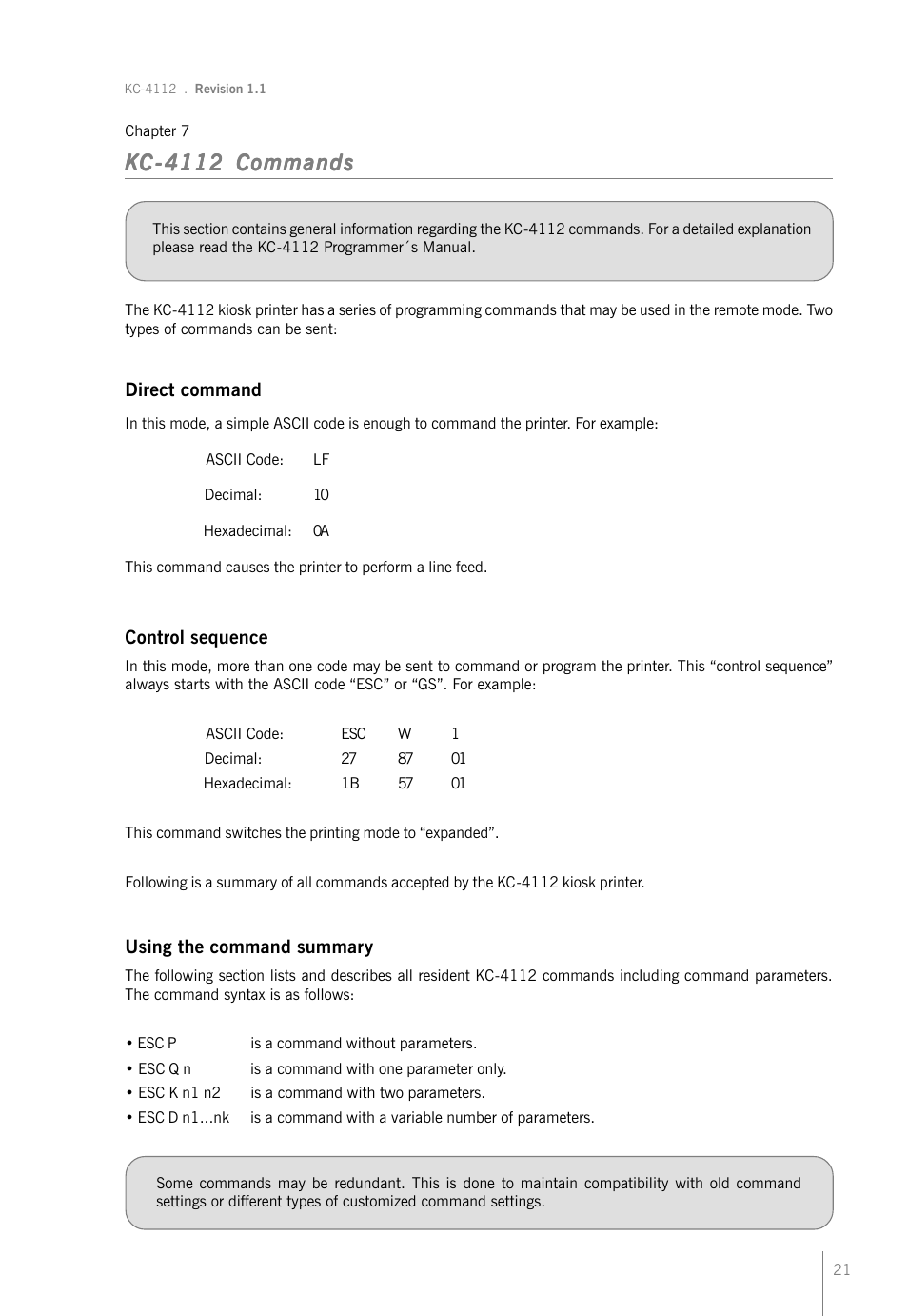 Bematech KC-4112 Rev.1.1 User Manual | Page 21 / 52