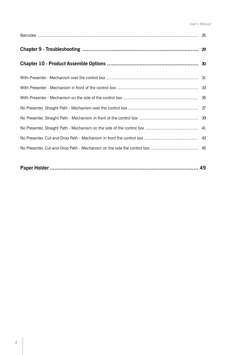 Bematech KC-4112 Rev.1.1 User Manual | Page 4 / 52