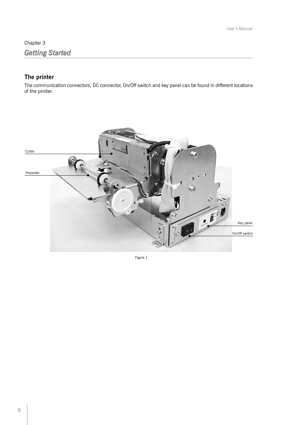 Getting started | Bematech KC-4112 Rev.1.1 User Manual | Page 8 / 52