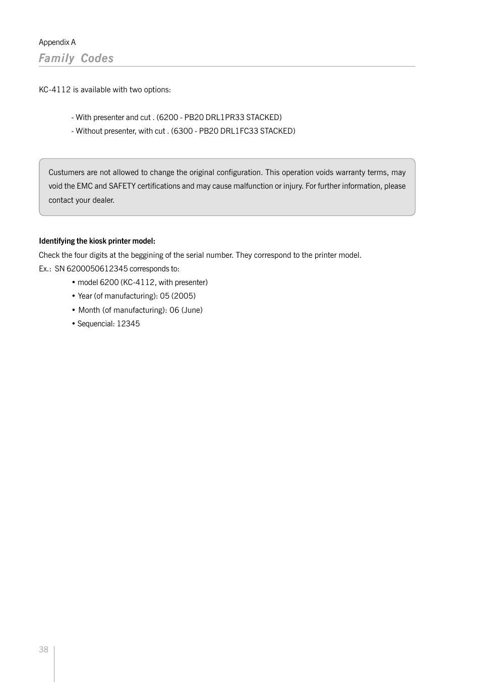 Bematech KC-4112 Rev.1.0 User Manual | Page 38 / 56