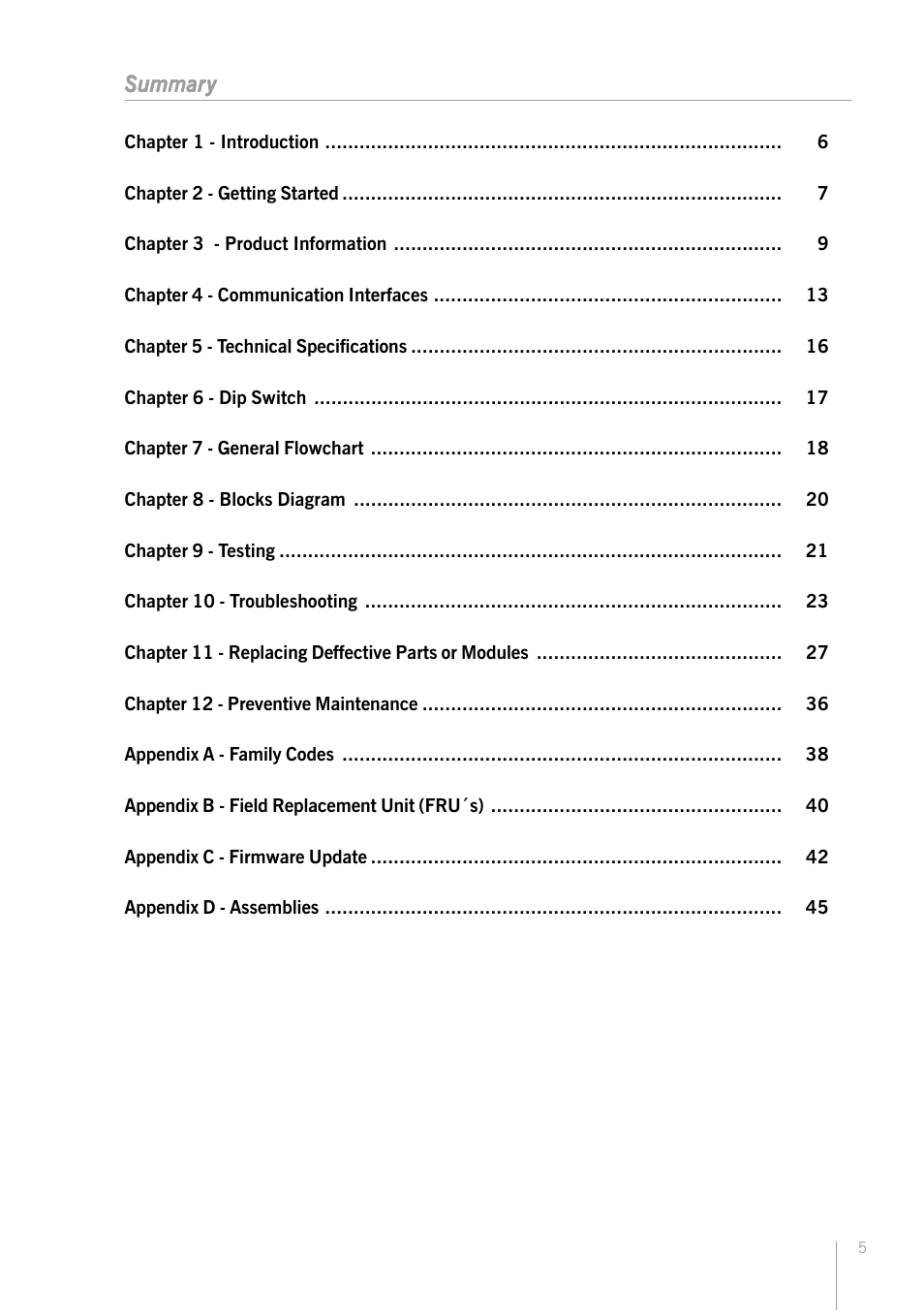 Bematech KC-4112 Rev.1.0 User Manual | Page 5 / 56