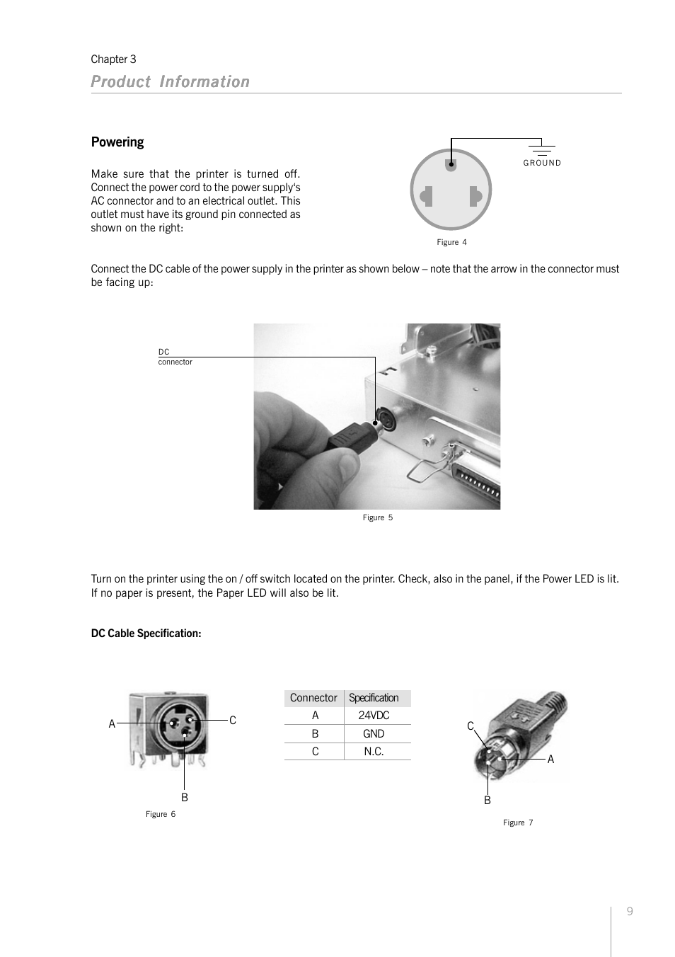 Product information, Powering | Bematech KC-4112 Rev.1.0 User Manual | Page 9 / 56