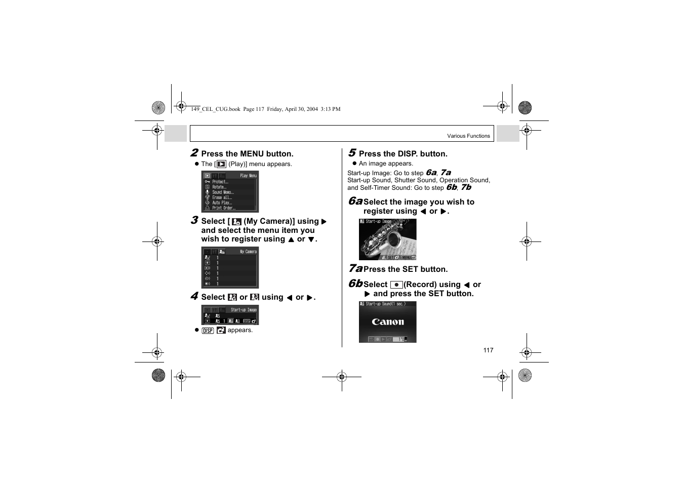 Canon A85 User Manual | Page 119 / 162