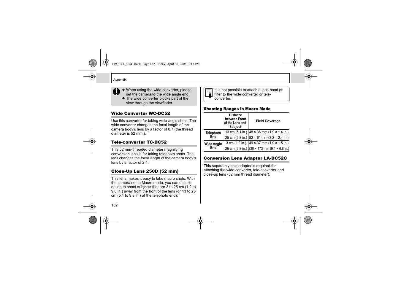 Canon A85 User Manual | Page 134 / 162