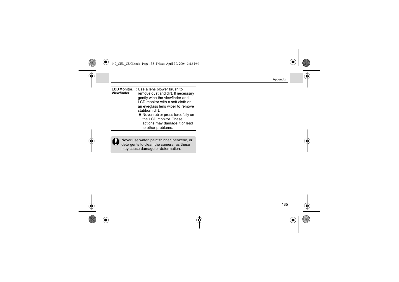 Canon A85 User Manual | Page 137 / 162