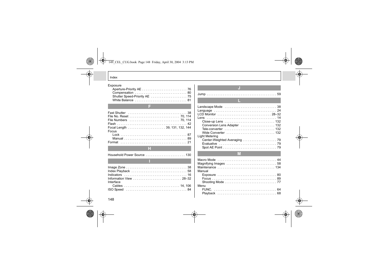 Canon A85 User Manual | Page 150 / 162