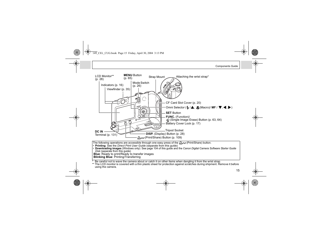 Canon A85 User Manual | Page 17 / 162