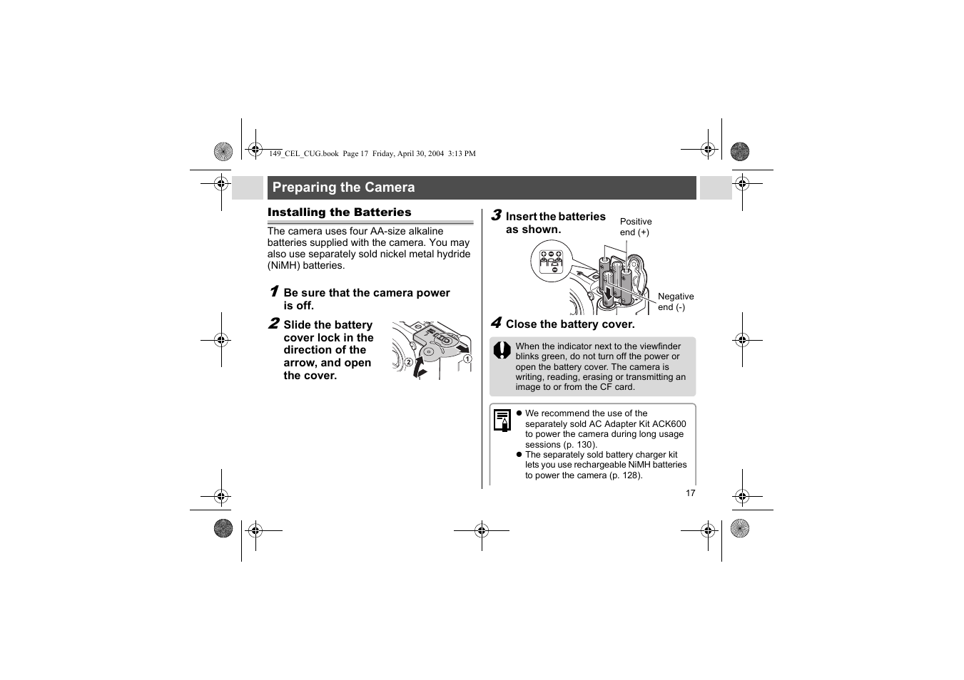 Canon A85 User Manual | Page 19 / 162