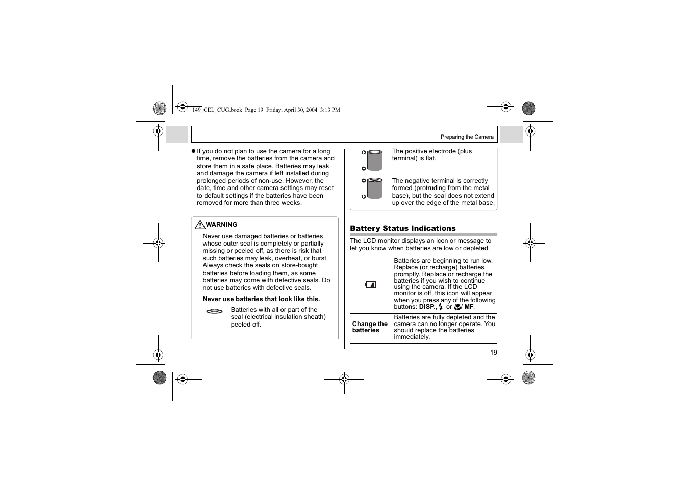 Canon A85 User Manual | Page 21 / 162