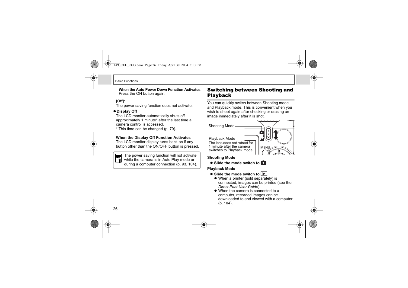 Canon A85 User Manual | Page 28 / 162