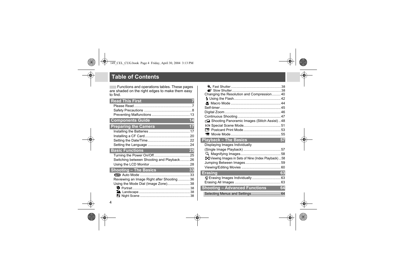 Canon A85 User Manual | Page 6 / 162