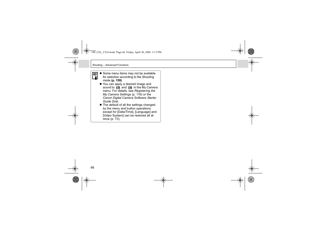 Canon A85 User Manual | Page 68 / 162