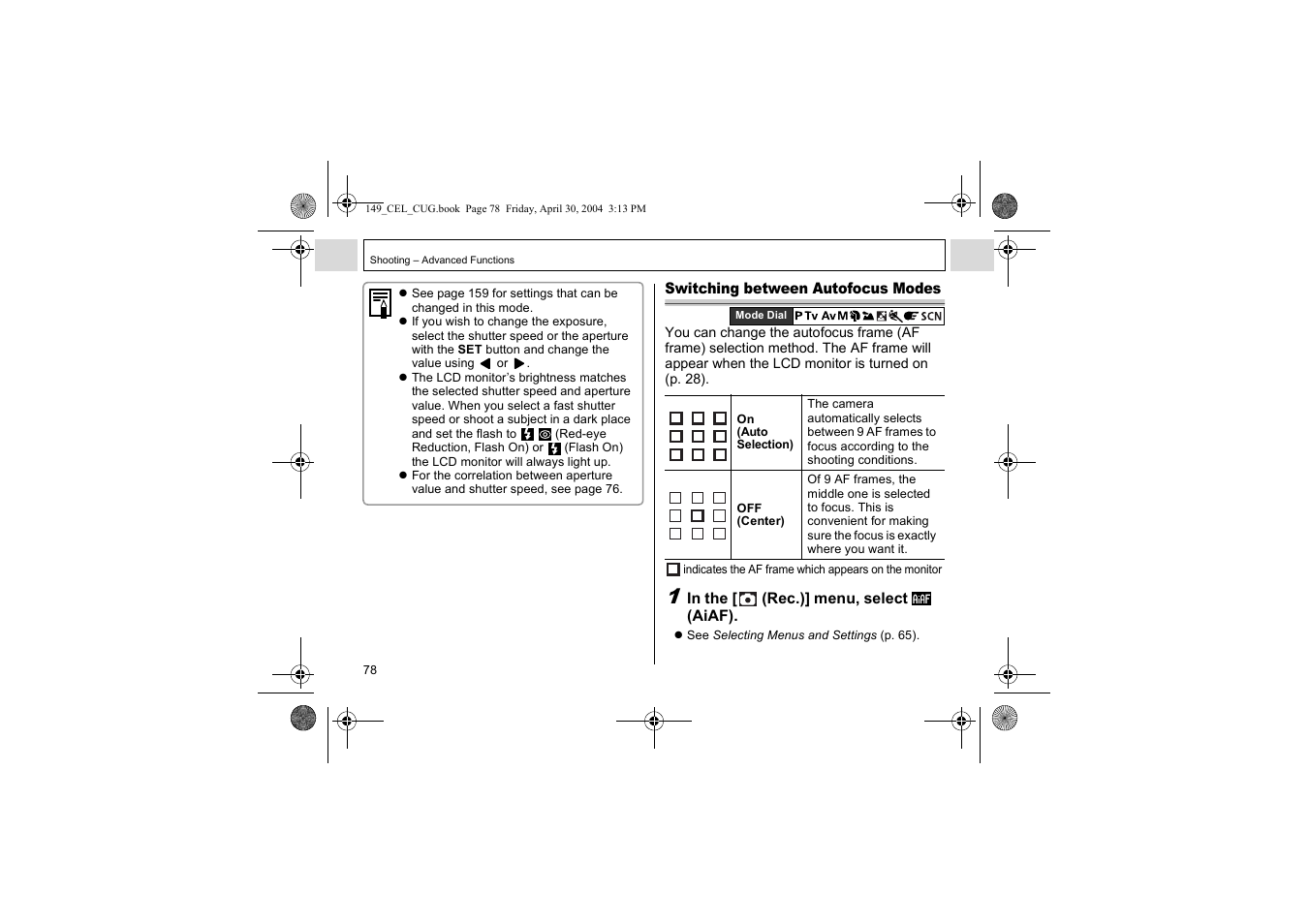 Canon A85 User Manual | Page 80 / 162