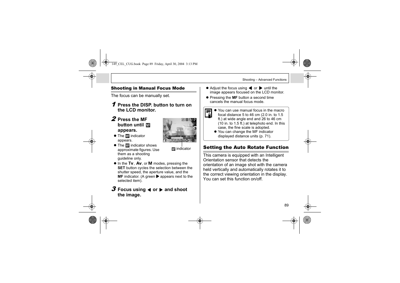 Canon A85 User Manual | Page 91 / 162