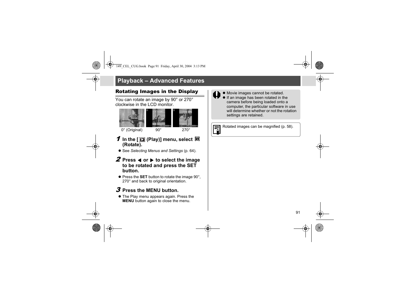 Canon A85 User Manual | Page 93 / 162