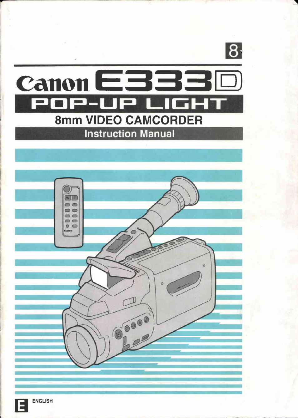 Canon E 333 D User Manual | 82 pages