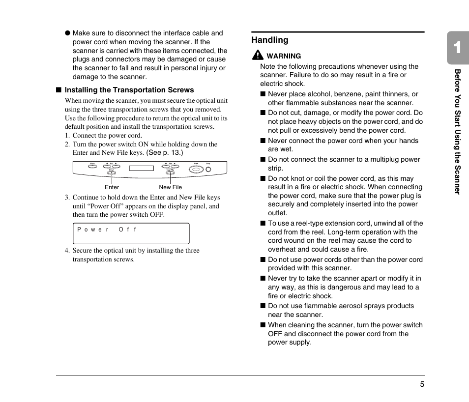 Handling | Canon DR-7090C User Manual | Page 13 / 77