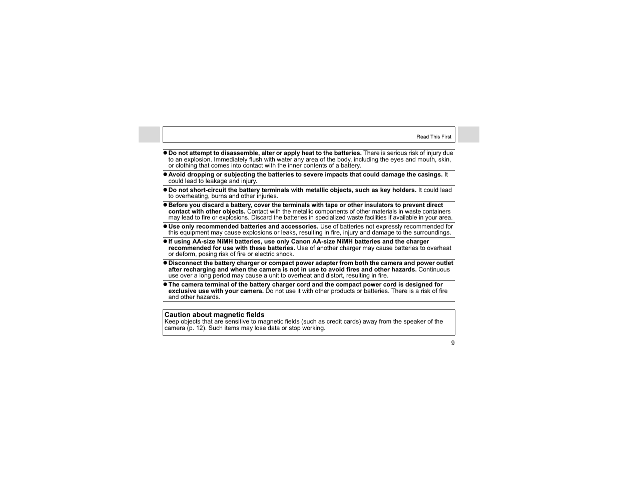 Canon A400 User Manual | Page 11 / 148