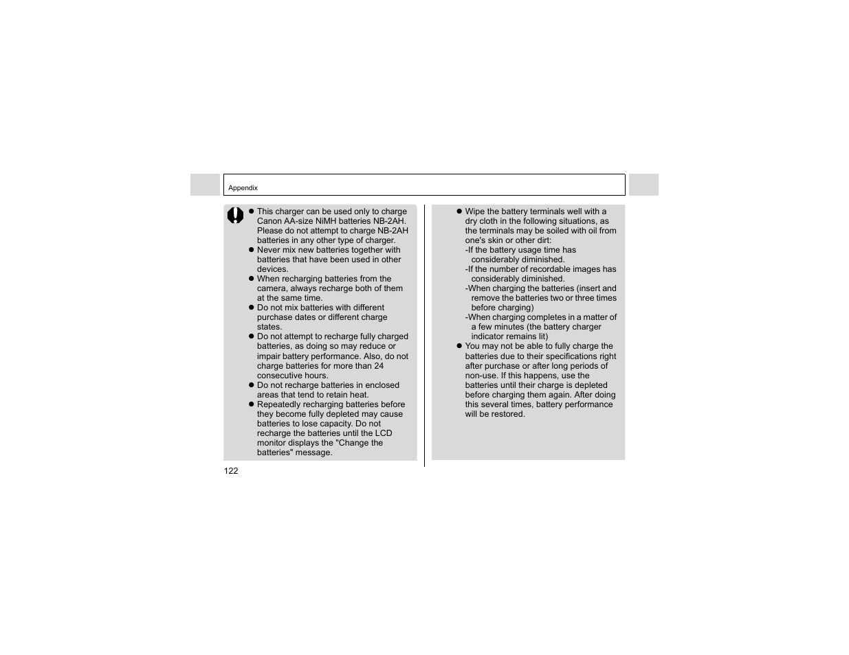 Canon A400 User Manual | Page 124 / 148