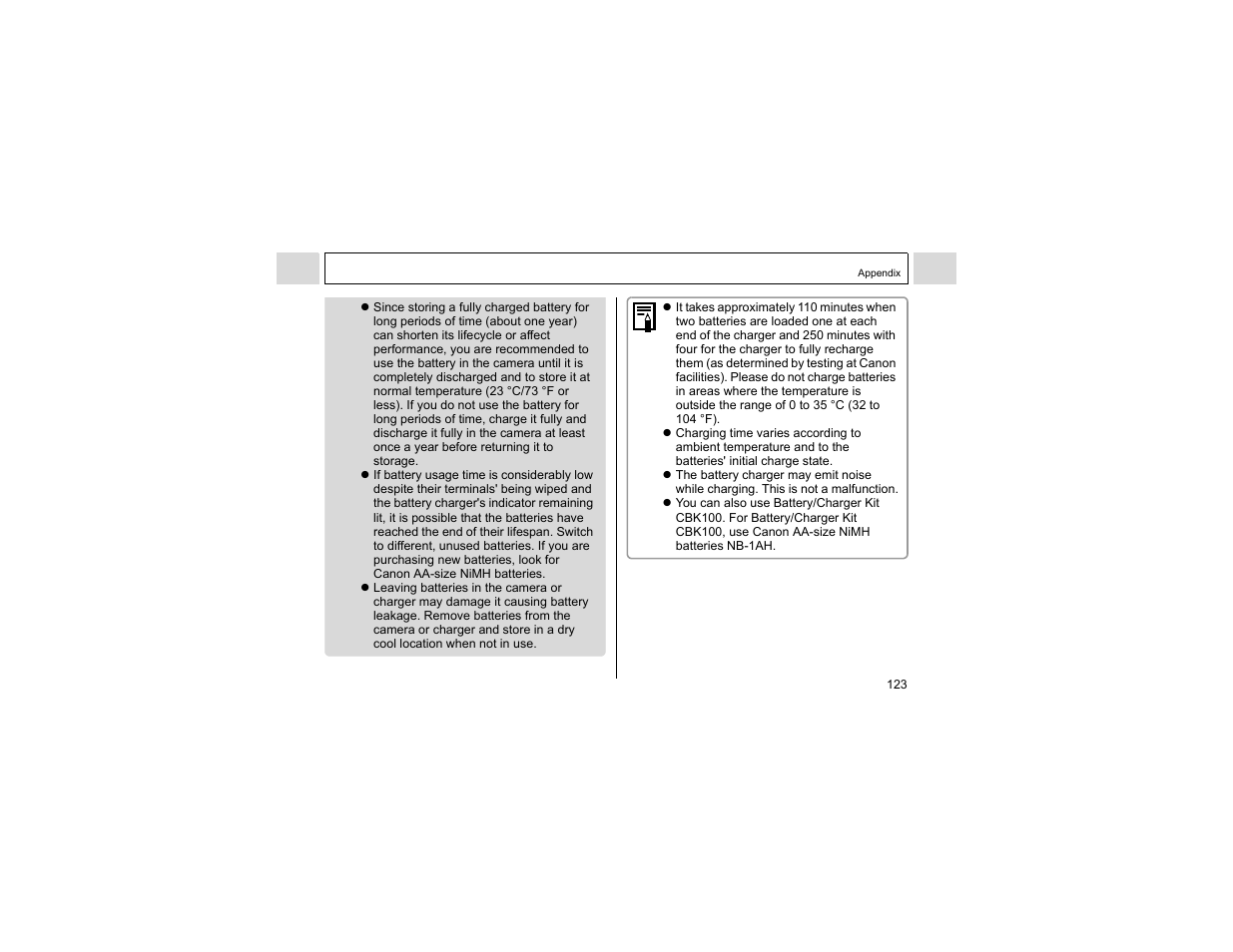Canon A400 User Manual | Page 125 / 148