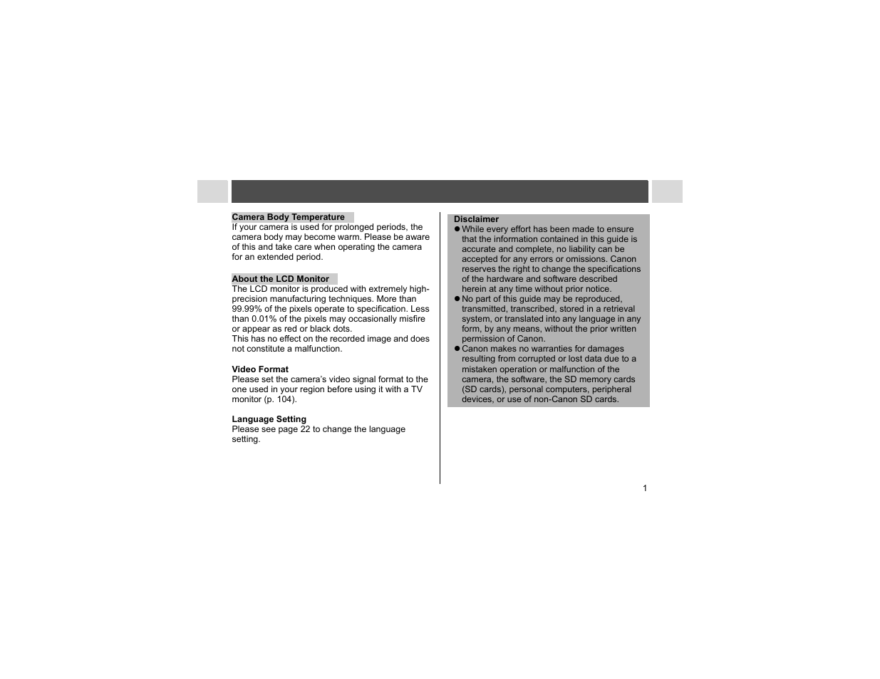 Canon A400 User Manual | Page 3 / 148