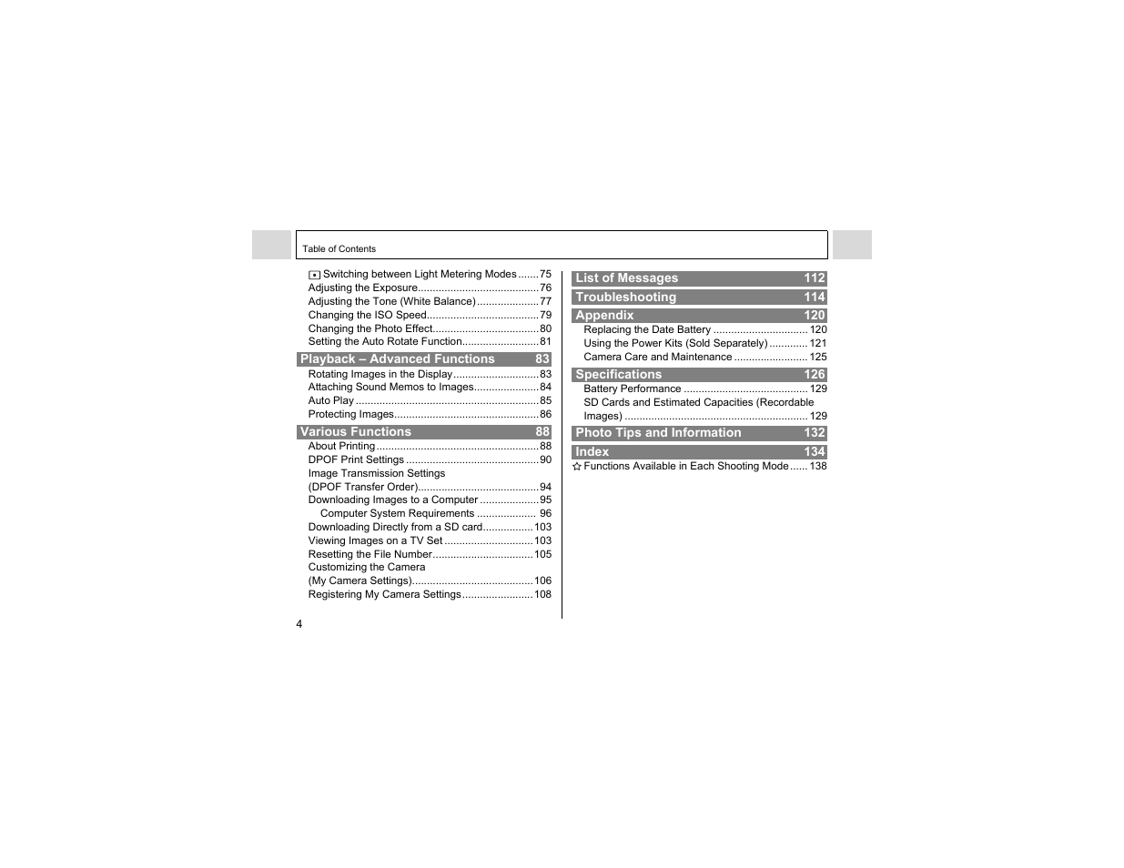 Canon A400 User Manual | Page 6 / 148