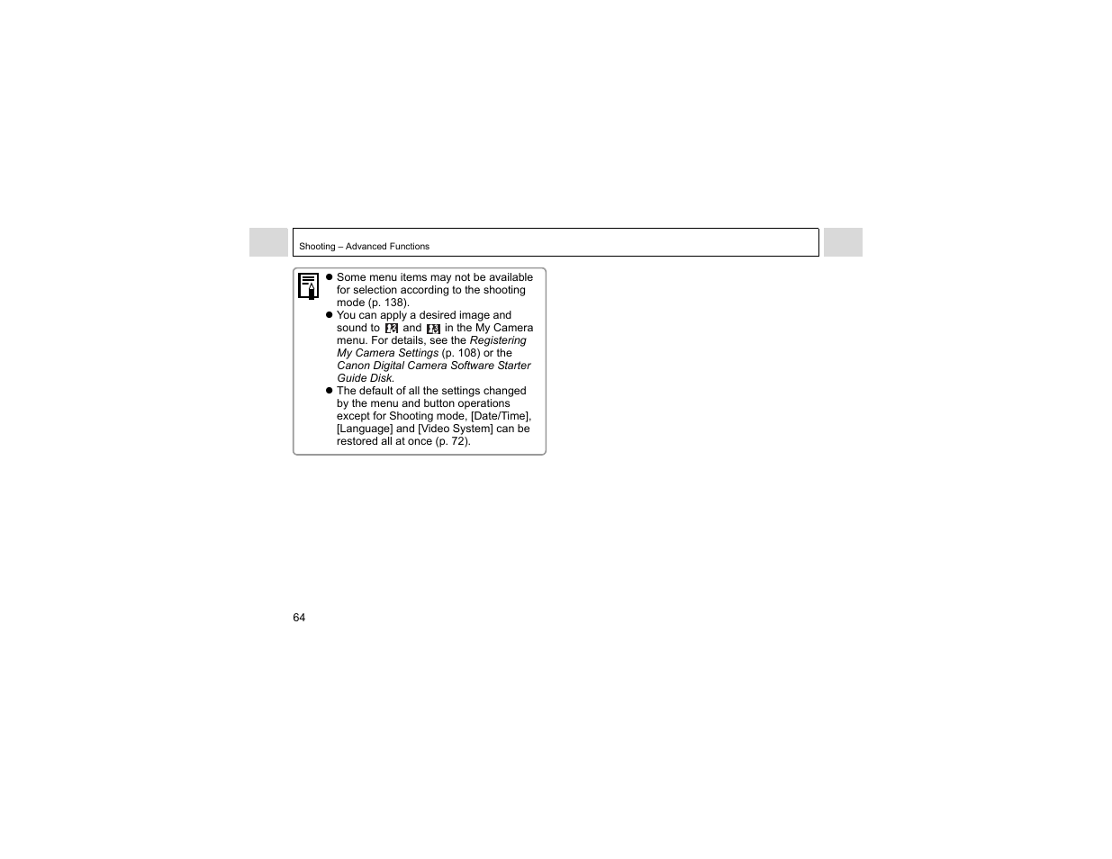 Canon A400 User Manual | Page 66 / 148