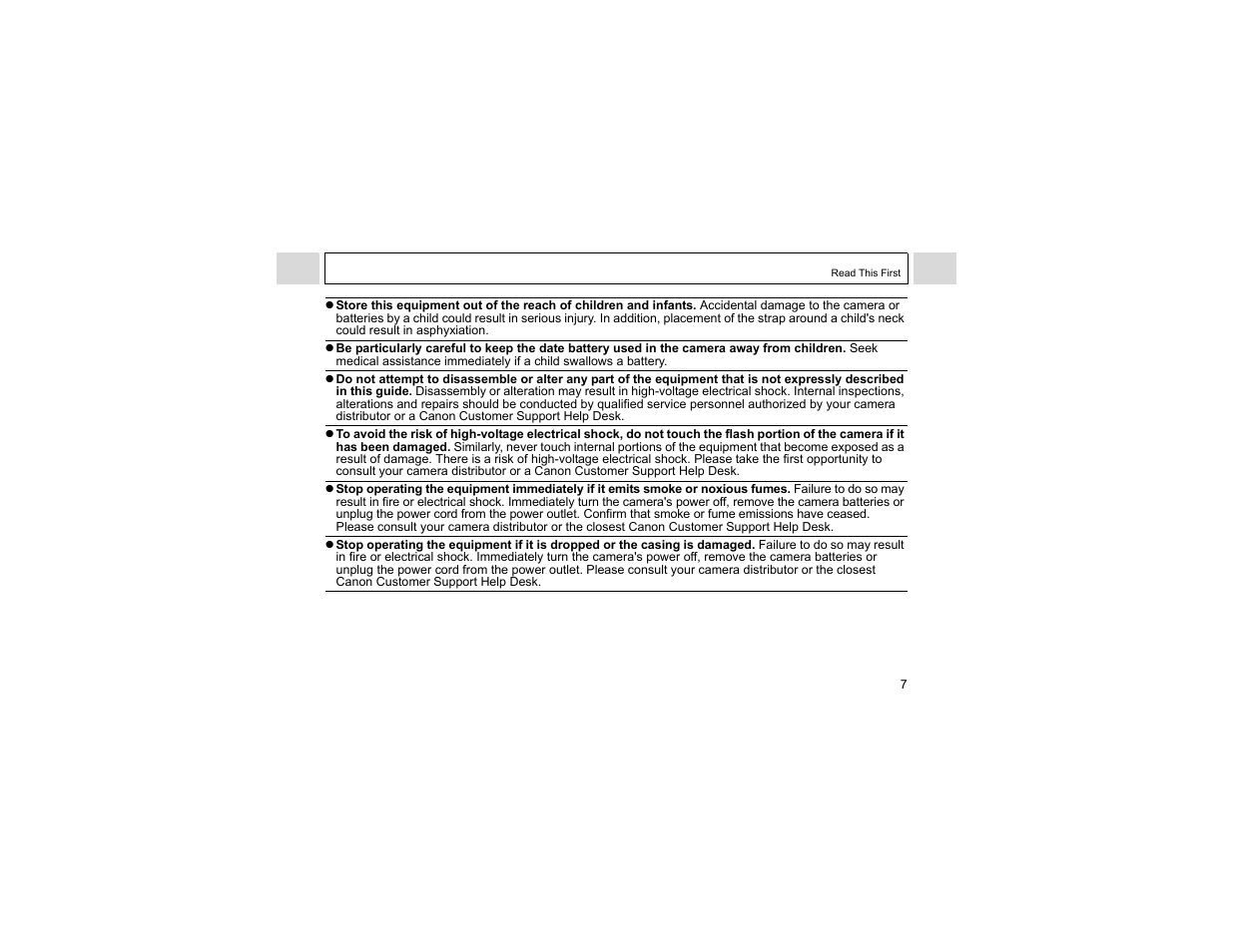 Canon A400 User Manual | Page 9 / 148