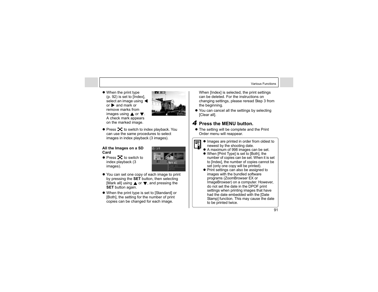 Canon A400 User Manual | Page 93 / 148