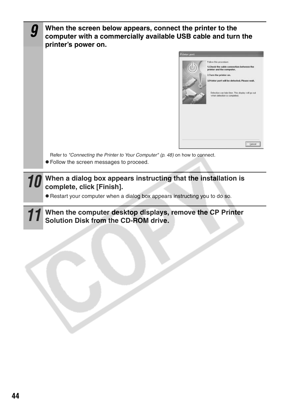 Canon CP710 User Manual | Page 46 / 69
