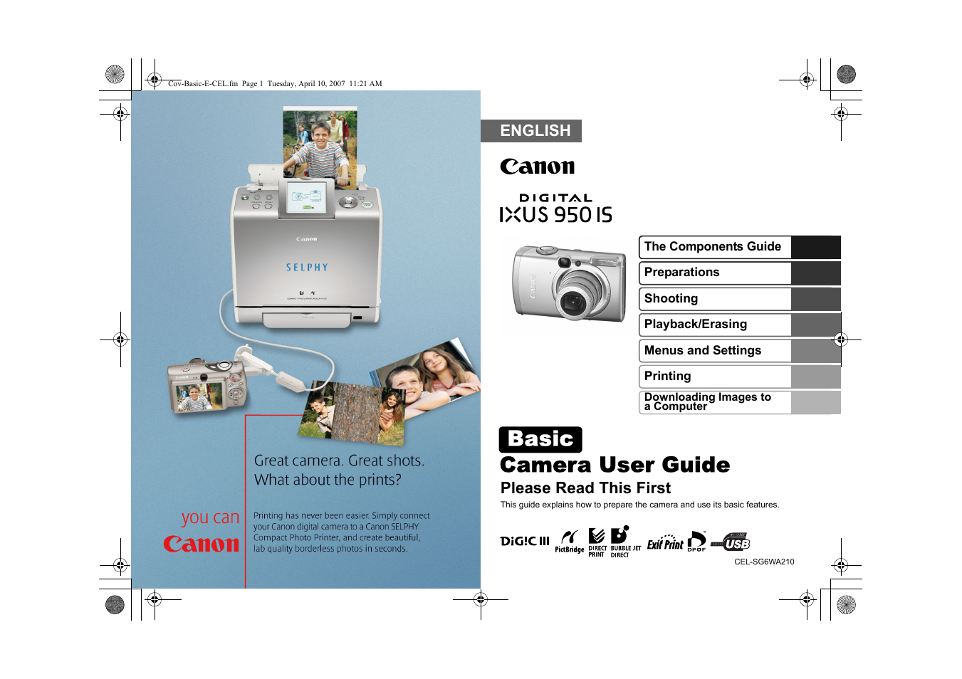 Canon IXUS  950IS User Manual | 37 pages