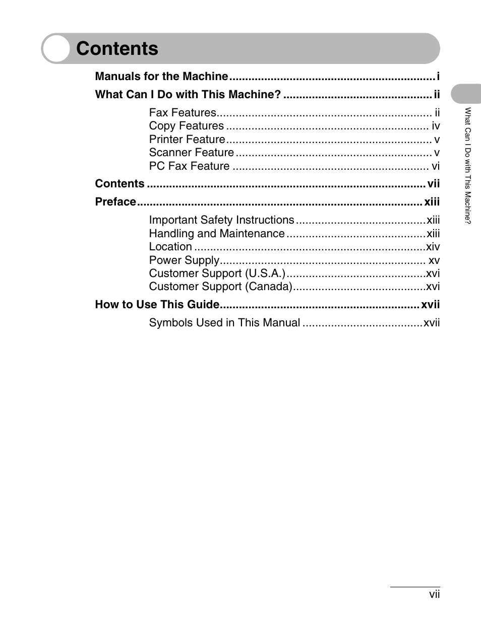 Canon IMAGECLASS MF4150 User Manual | Page 8 / 175