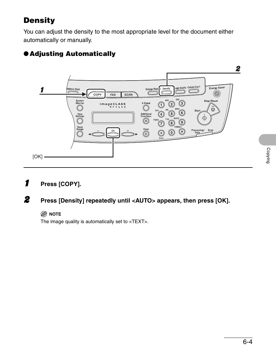 Density, Density -4 | Canon IMAGECLASS MF4150 User Manual | Page 98 / 175