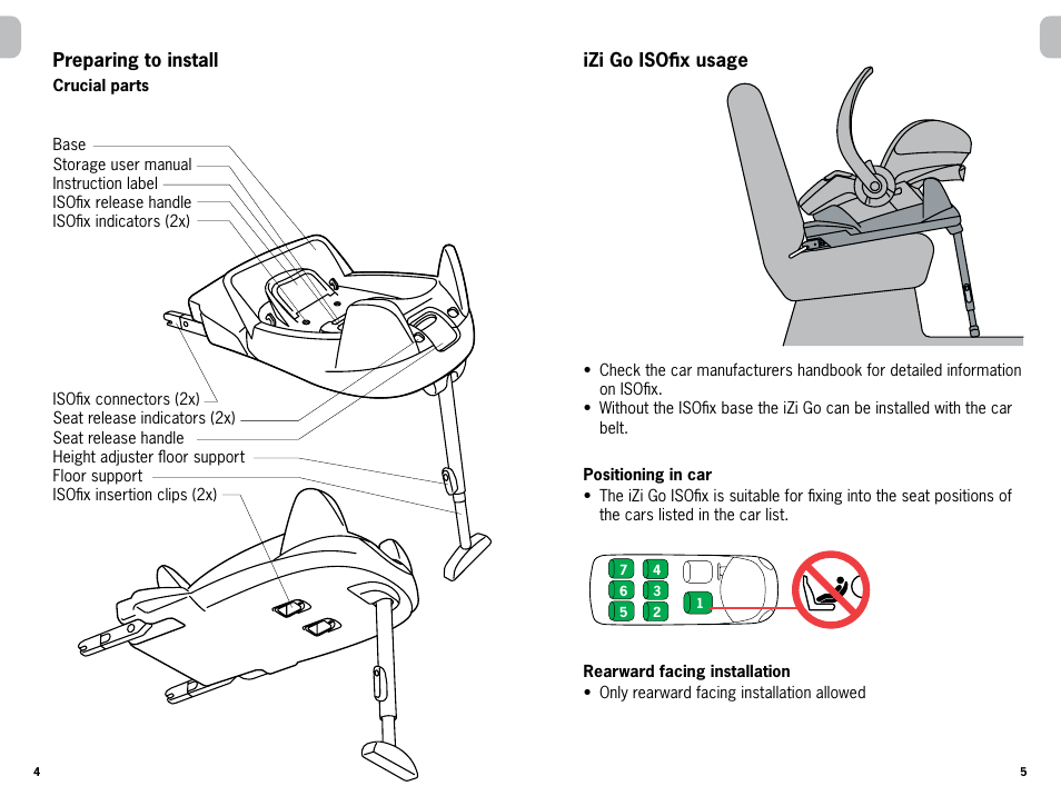 Besafe iZi Go ISOfix User Manual | Page 3 / 9