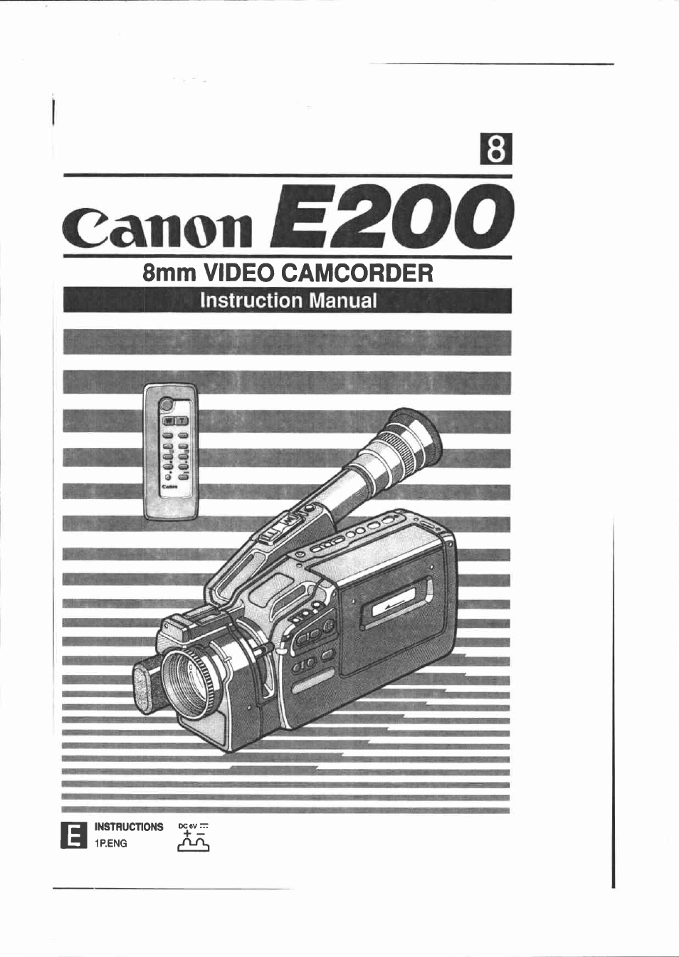 Canon E 200 User Manual | 84 pages