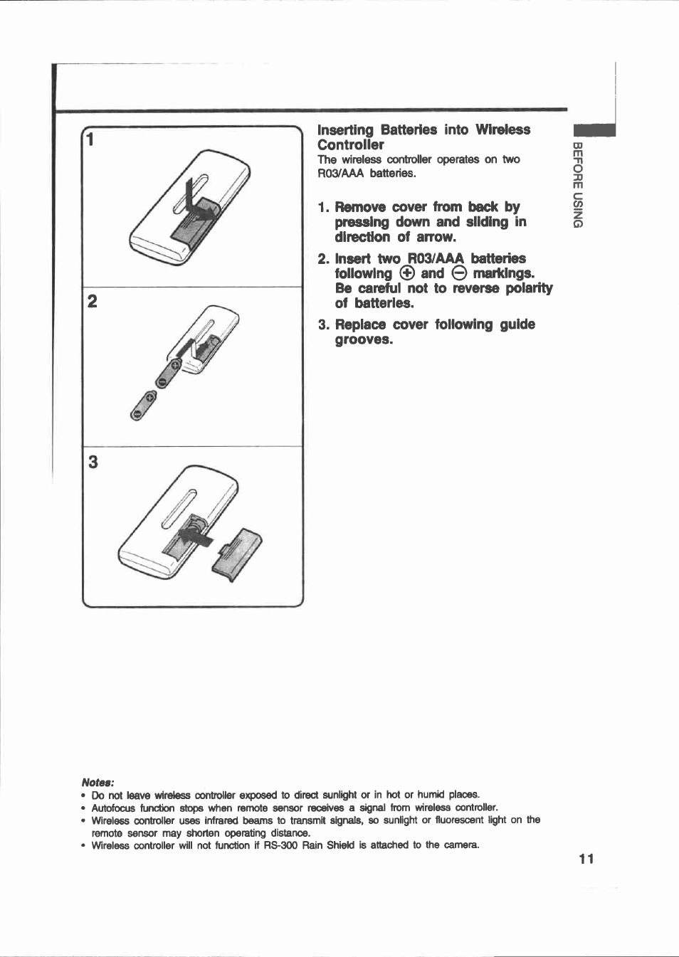 Canon E 200 User Manual | Page 11 / 84