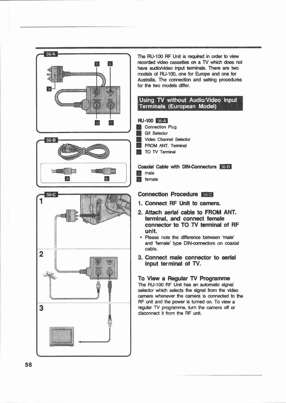 Canon E 200 User Manual | Page 56 / 84