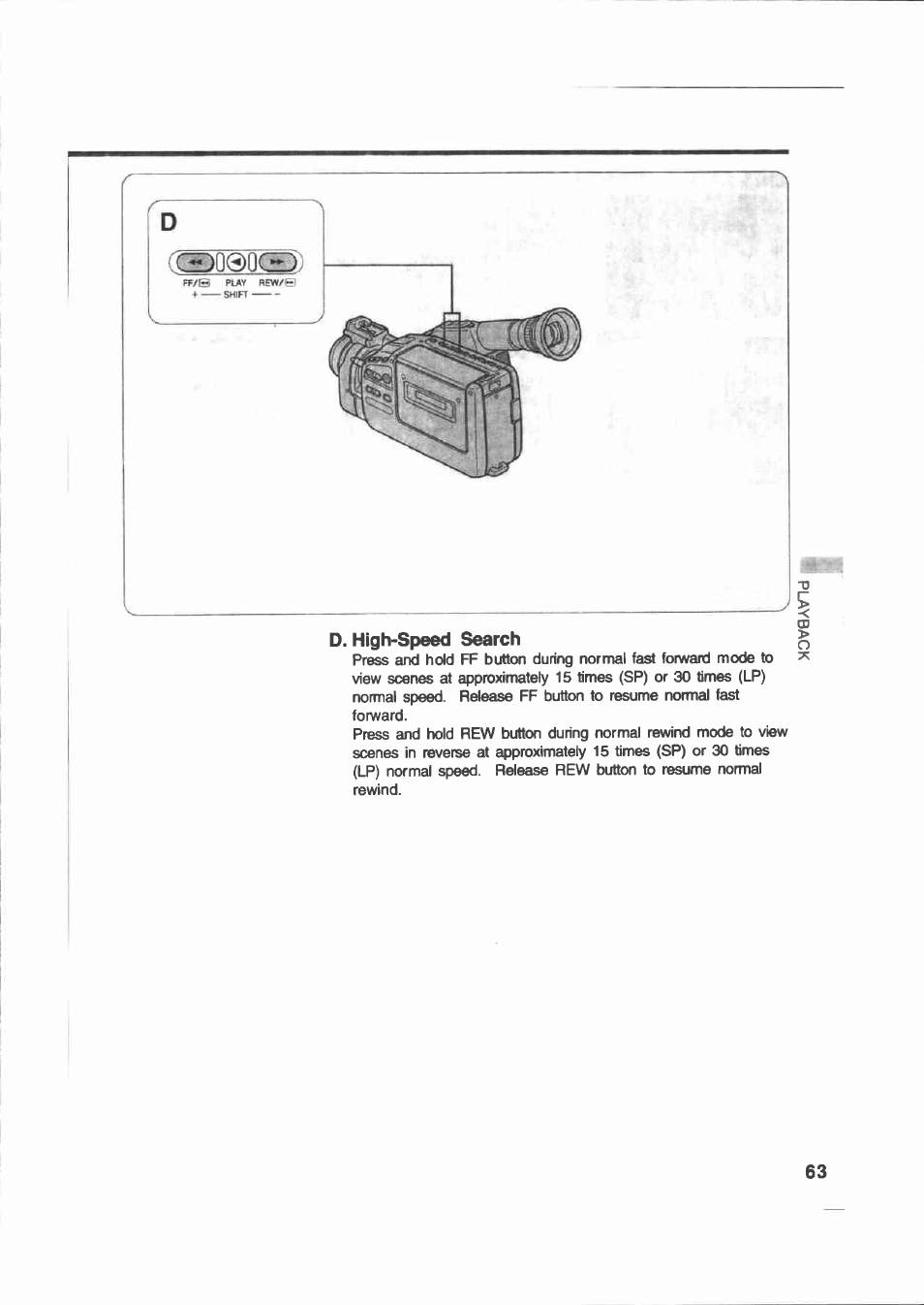 High-speed search | Canon E 200 User Manual | Page 63 / 84
