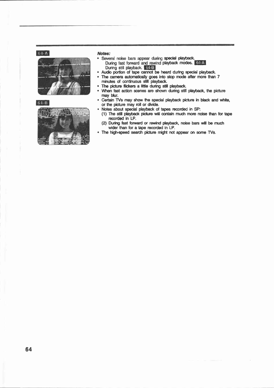 Canon E 200 User Manual | Page 64 / 84