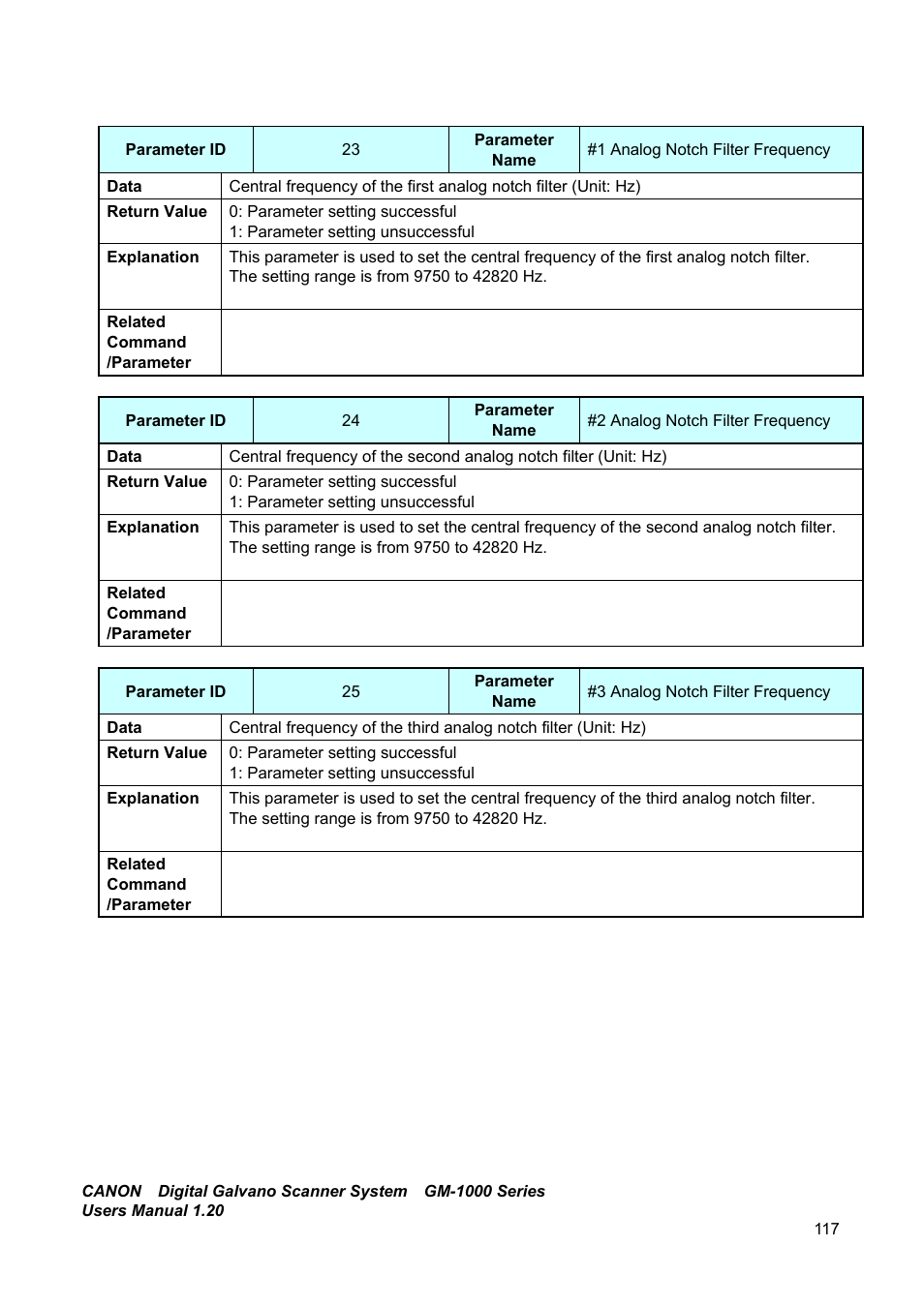 Canon GM-1000 User Manual | Page 117 / 140