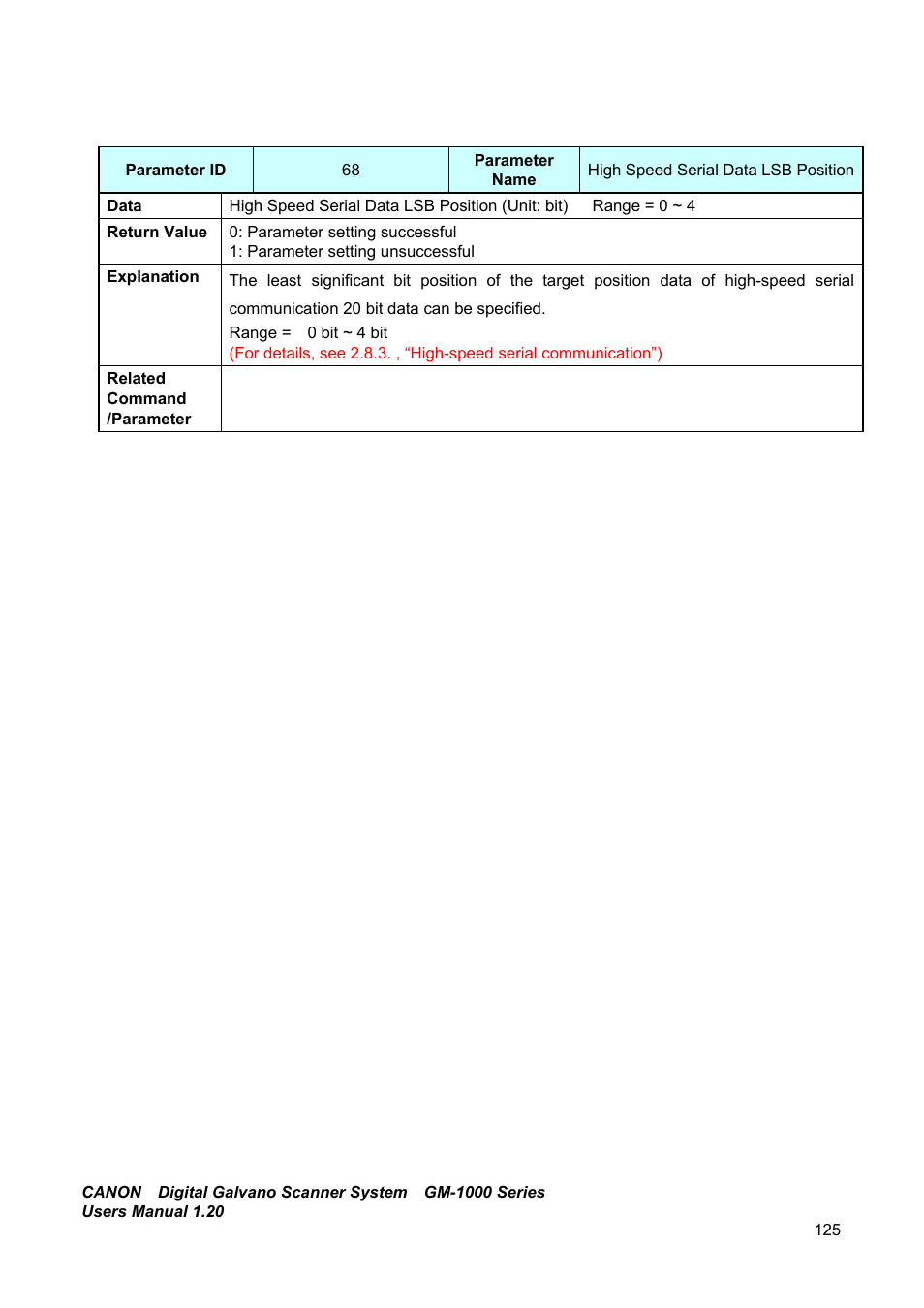 Canon GM-1000 User Manual | Page 125 / 140