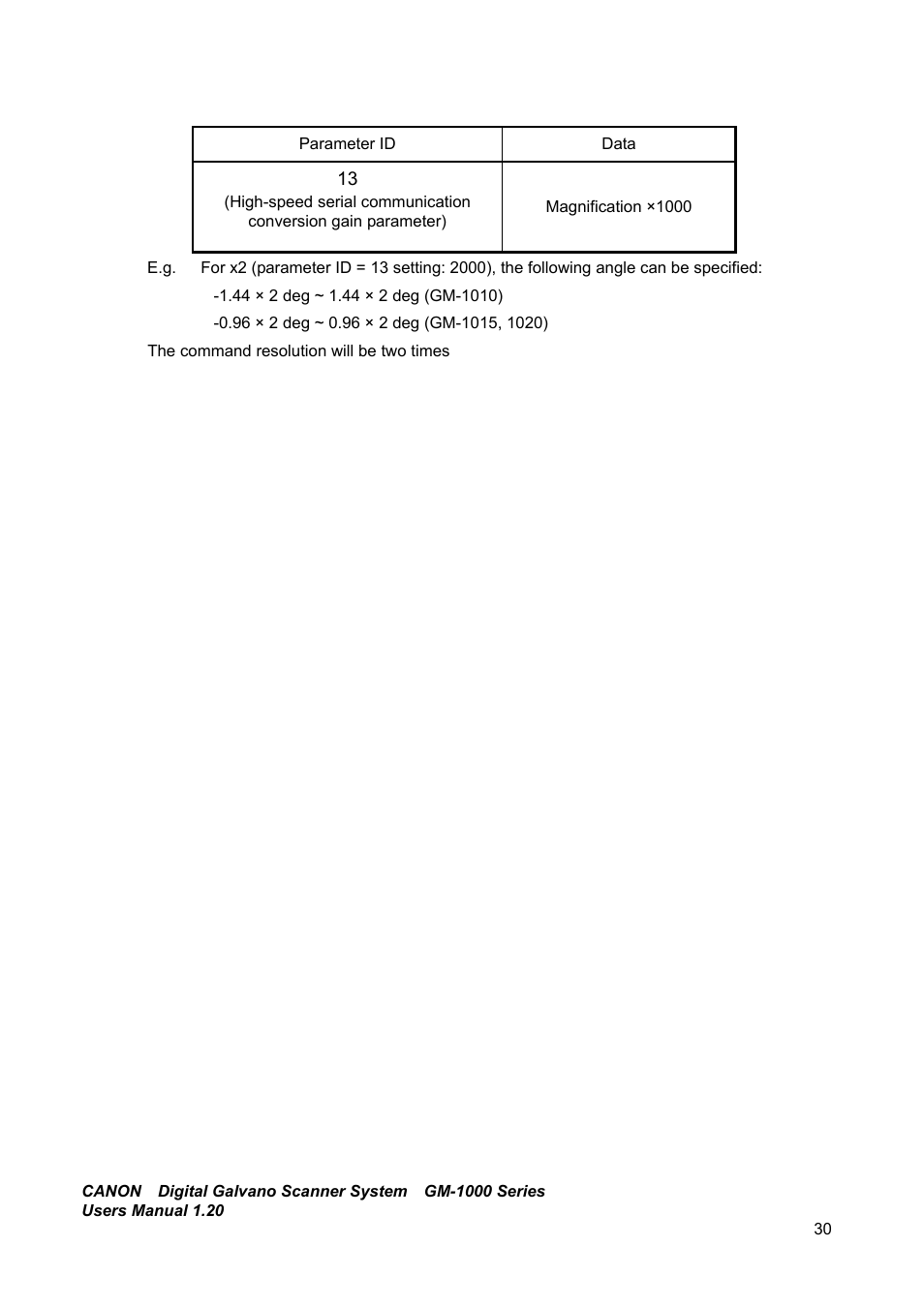 Canon GM-1000 User Manual | Page 30 / 140