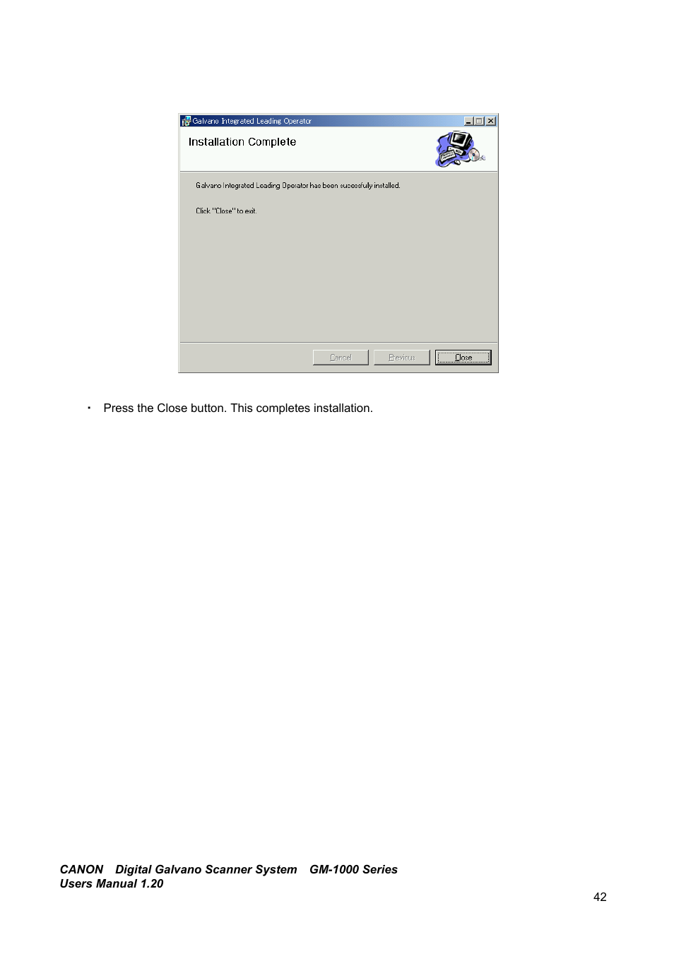 Canon GM-1000 User Manual | Page 42 / 140