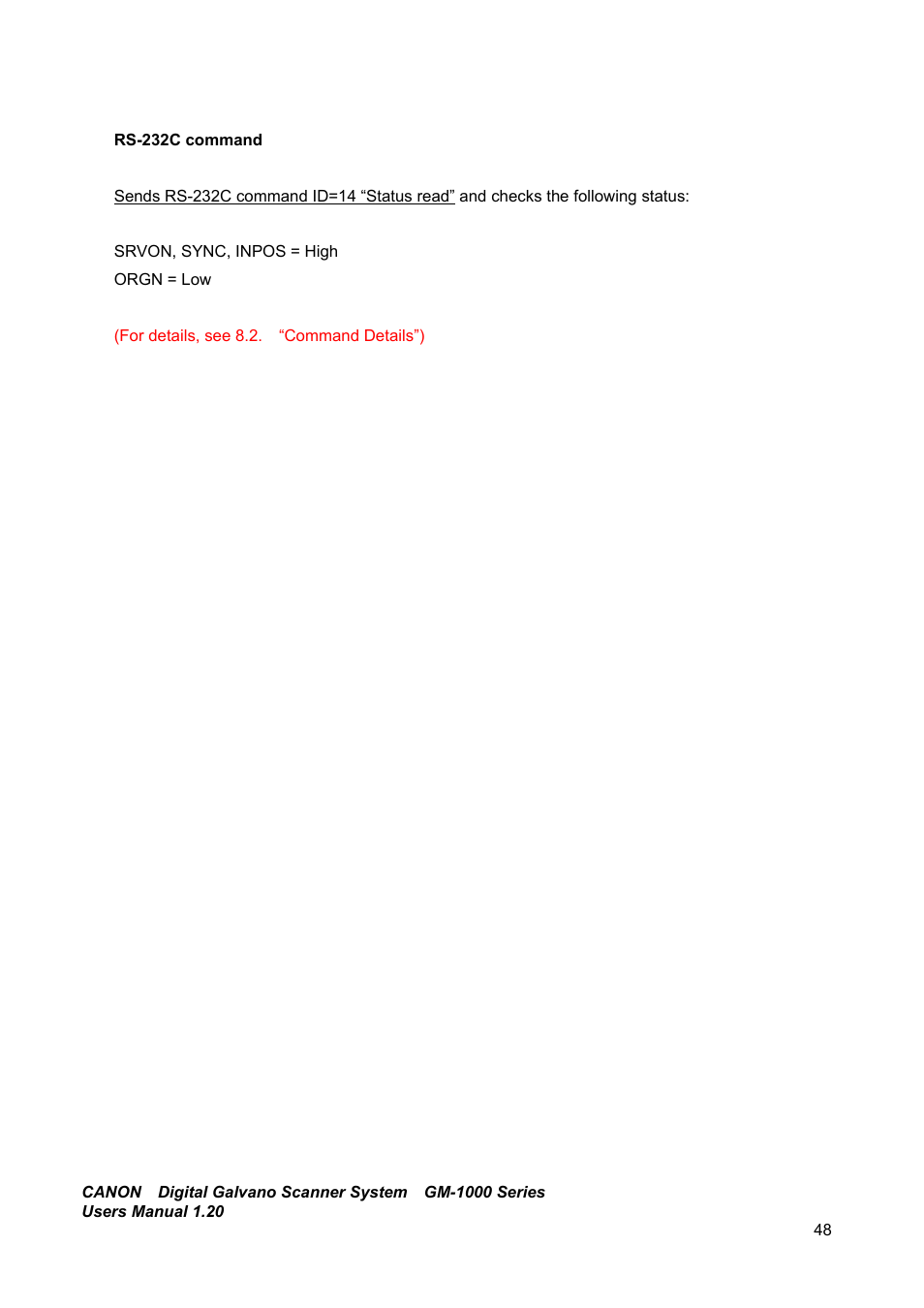 Canon GM-1000 User Manual | Page 48 / 140