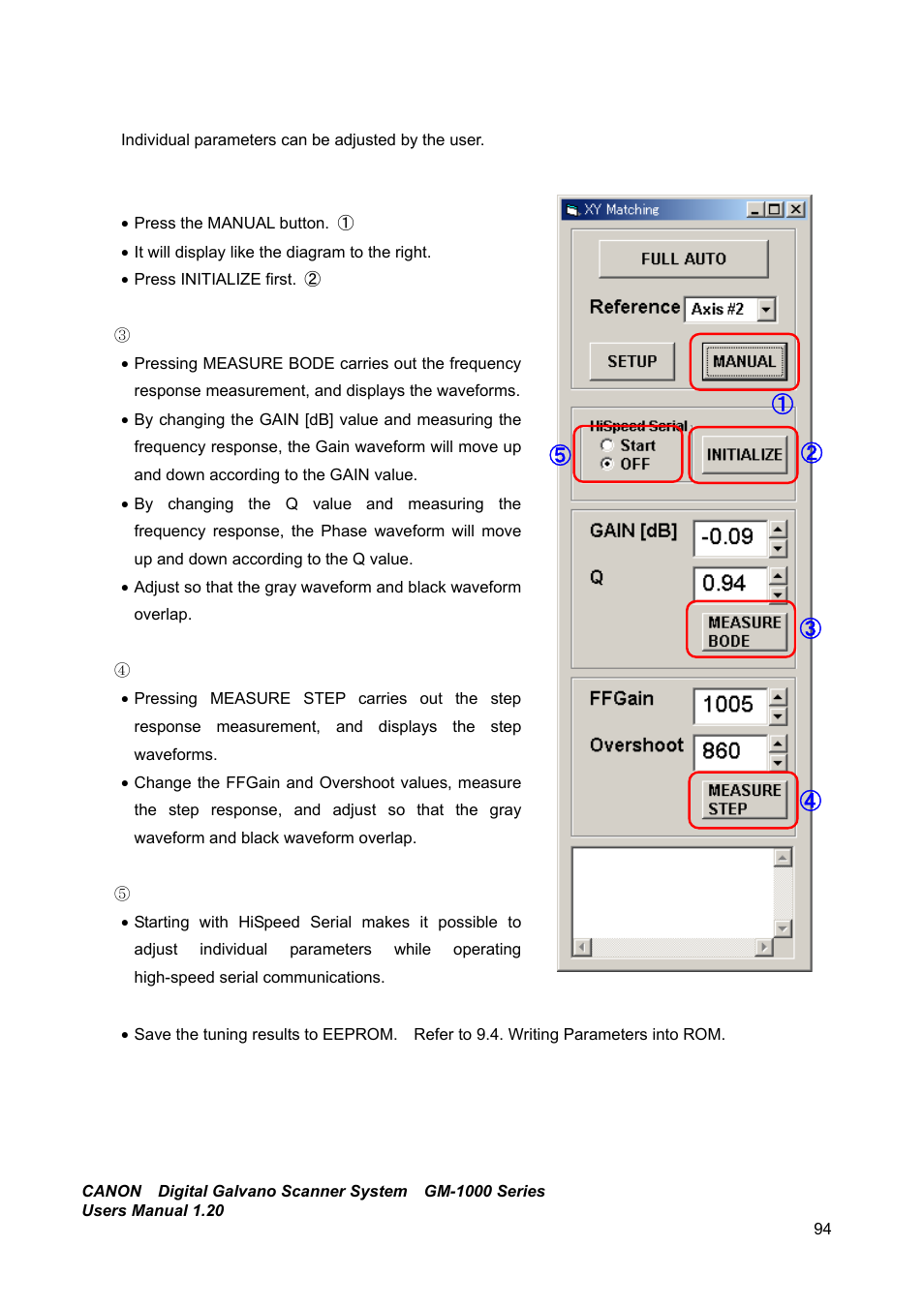 Canon GM-1000 User Manual | Page 94 / 140
